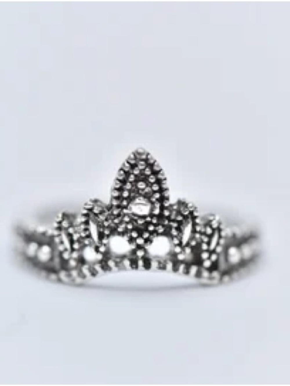 Vintage Antique Retired Beaded Tiara Ring